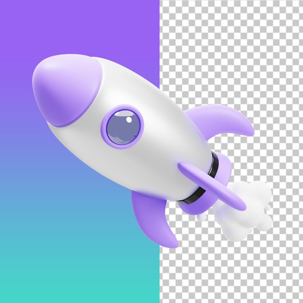 illustration de la fusée 3D