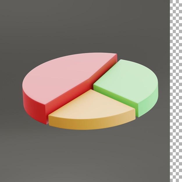 Illustration de graphique à secteurs 3d