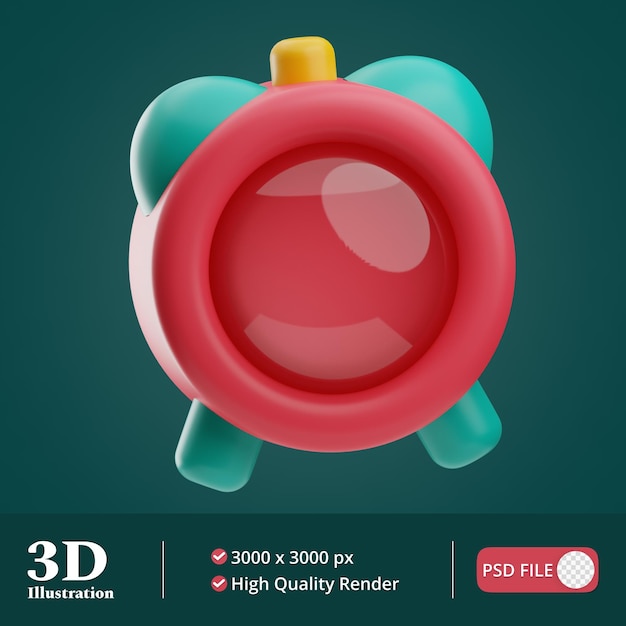 Illustration De L'horloge De La Maternelle 3d