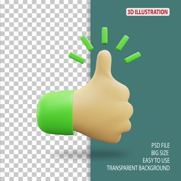 Illustration D'icône 3d Avec Fond Transparent Approuvée Et Rejetée