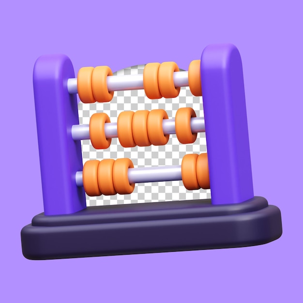 Illustration de l'icône de dessin animé de pièce 3D