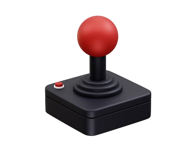 Illustration de l'icône du joystick vecteur de rendu 3D