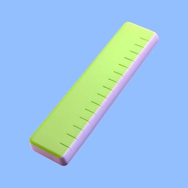 Illustration de l'icône de la règle longue 3D