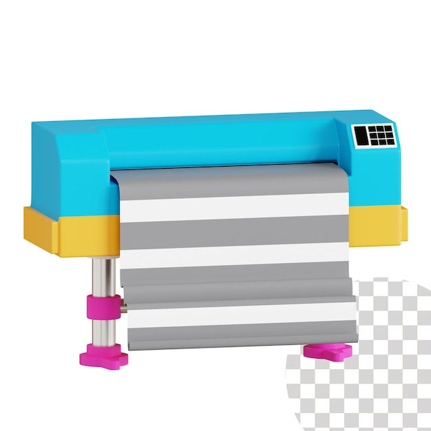 Illustration de l'imprimante 3D au solvant