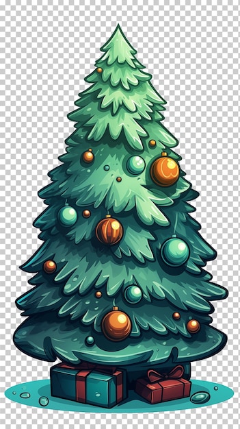 Illustration Isolée De L'arbre De Noël