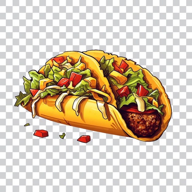 Illustration Isolée Du Taco