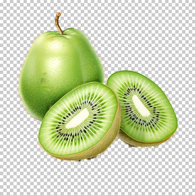 PSD illustration de kiwi sur un fond transparent