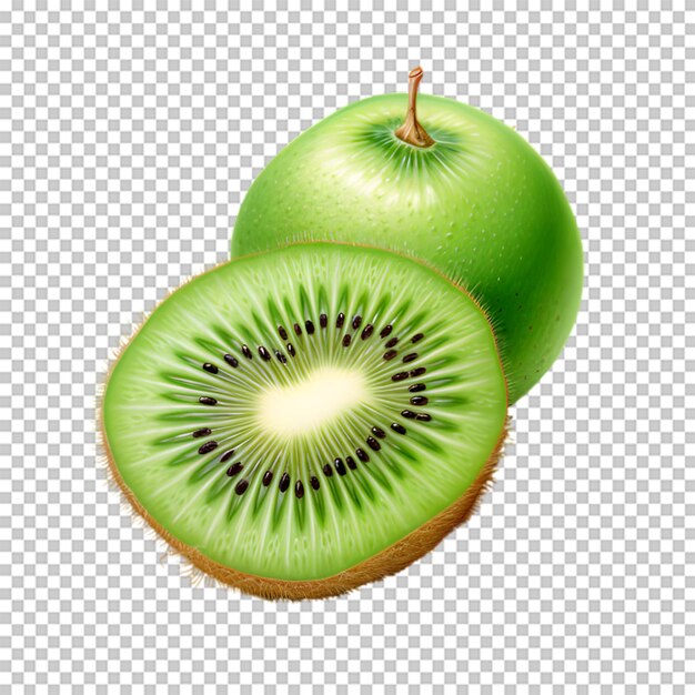 PSD illustration de kiwi sur un fond transparent