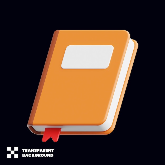 Illustration De Livre Dans Un Rendu 3d Minimaliste