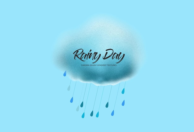 Illustration Météo Jour De Pluie