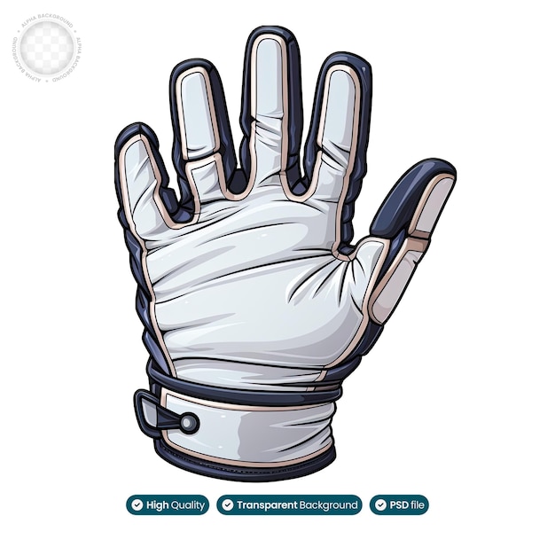 Illustration Mettant En Valeur La Nature Chic Et Protectrice De La Conception Des Gants