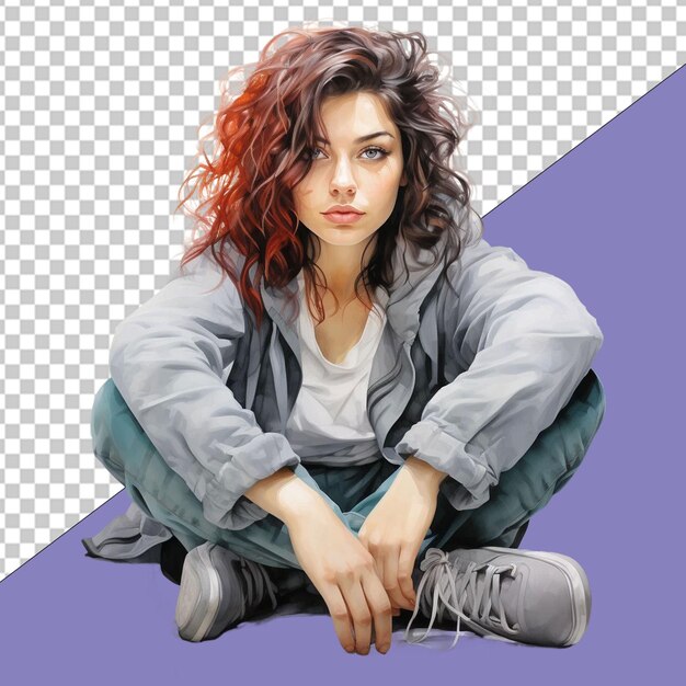 PSD illustration de la mode en png