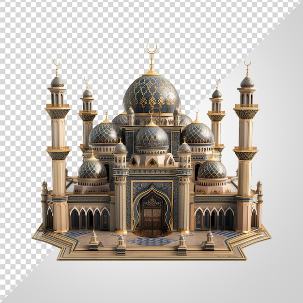 Illustration D'une Mosquée En 3d