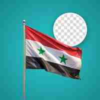 PSD illustration of syria flag