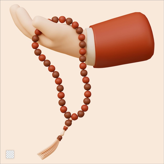 PSD l'illustration de l'ornement de ramadan kareem en 3d