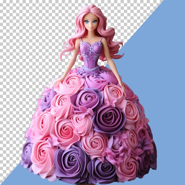 Illustration En Png Du Gâteau De Poupée Barbie