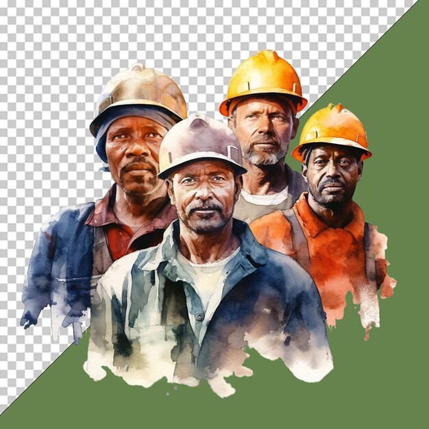 PSD illustration png de la fête du travail