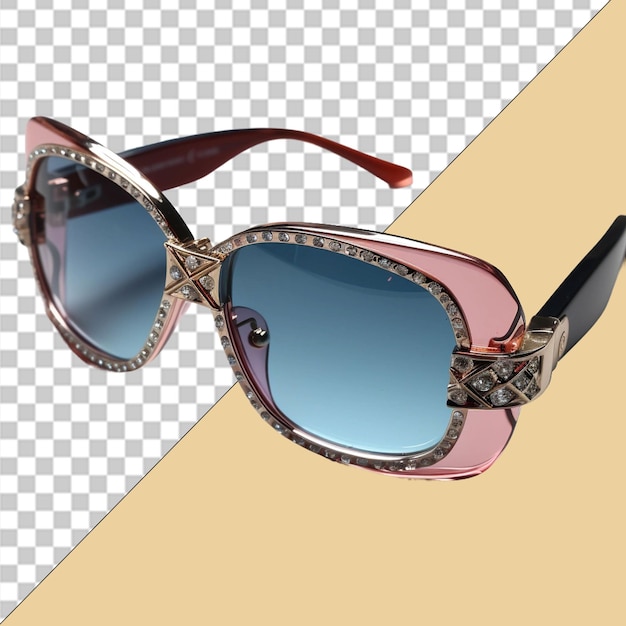 PSD illustration png de lunettes pour dames