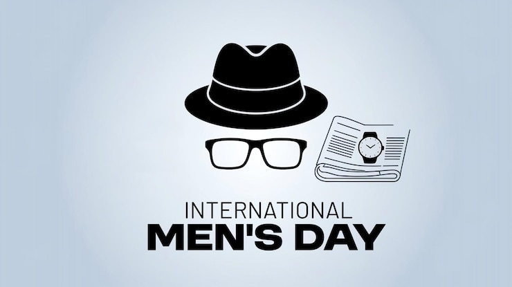 PSD illustration pour la célébration de la journée internationale des hommes