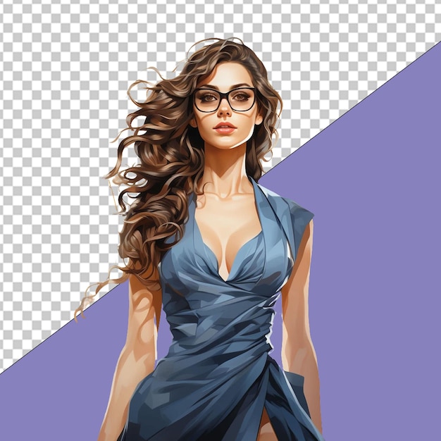 PSD illustration réalisée par fashionista png