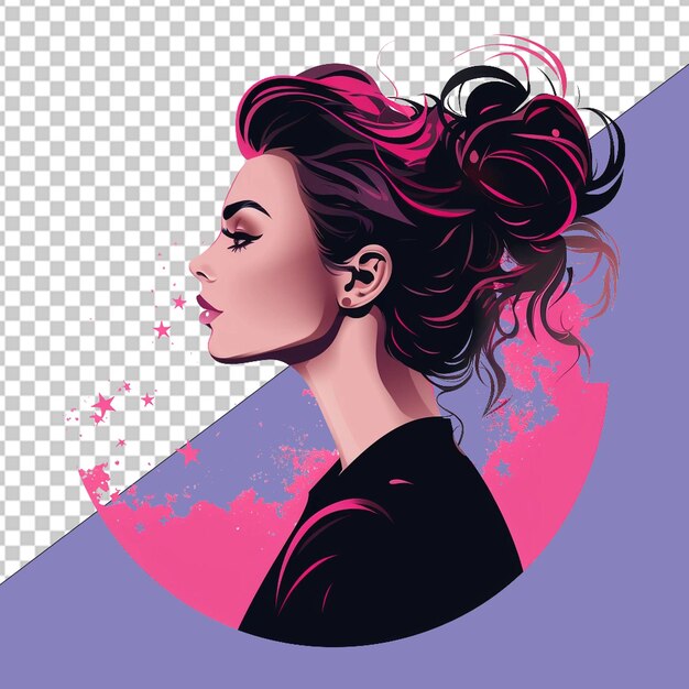 PSD illustration réalisée par fashionista png.