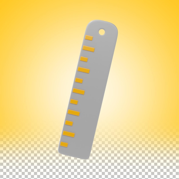 Illustration de la règle de construction de dessin animé 3D