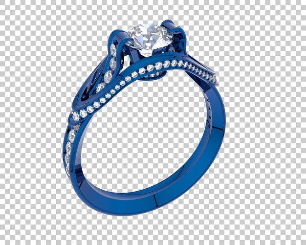 PSD illustration de rendu 3d de bijoux isolés sur le fond