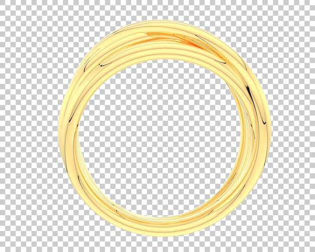 Illustration de rendu 3D de bijoux isolés sur le fond