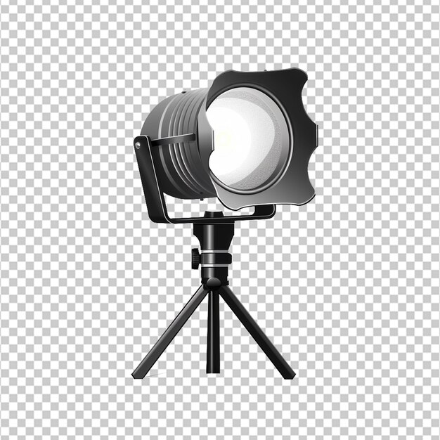 PSD illustration de scène de projecteur image de fond blanc de la lampe lumière professionnelle pour le divertissement équipement d'éclairage de studio de théâtre en béton on hite background