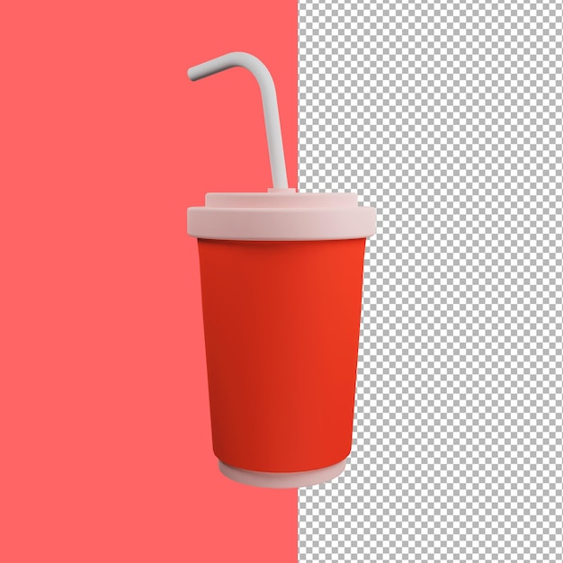 illustration de tasse de jus 3D