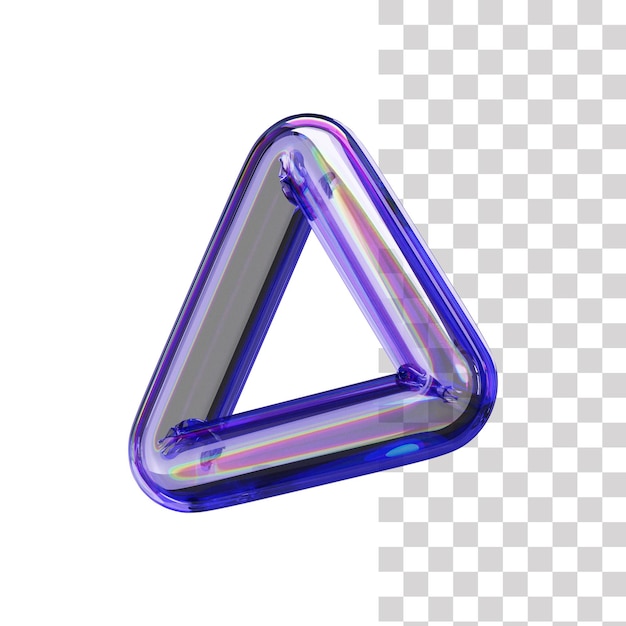 PSD illustration de triangle abstrait en 3d