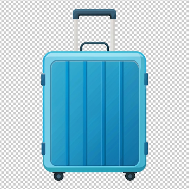 PSD illustration d'un vecteur de dessin animé de l'icône de la valise sur un fond transparent