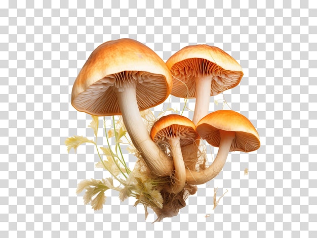 PSD illustration vectorielle de champignons sur fond transparent