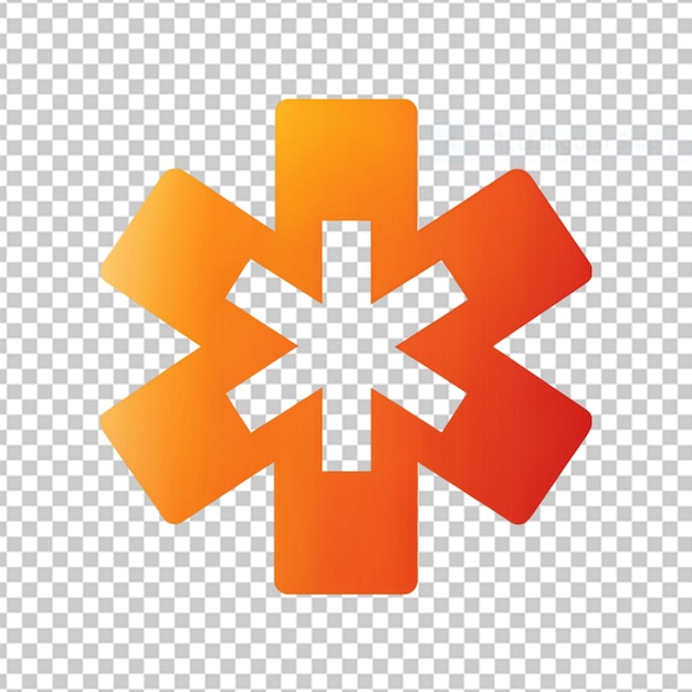 PSD illustration vectorielle du symbole d'urgence médicale vectorielle