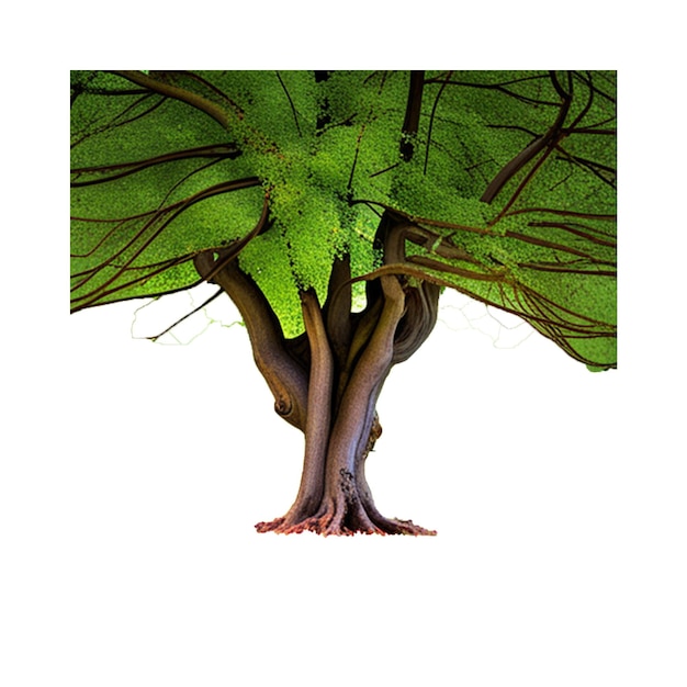 PSD illustration vectorielle de feuille verte