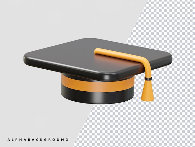 Illustration vectorielle de l'icône du chapeau de diplôme