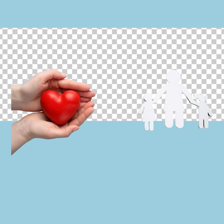 PSD illustration zum welttag der wohltätigkeit in png