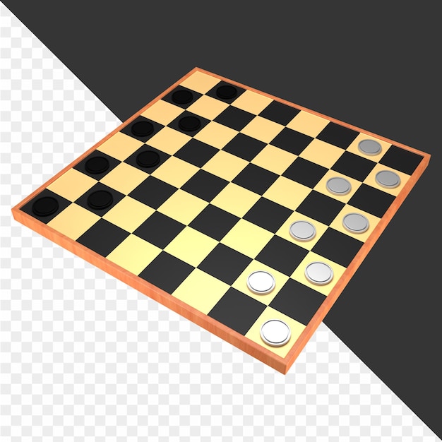 PSD illustrations de jeux d'échecs 3d