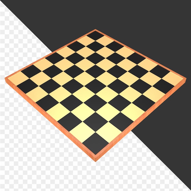 Illustrations de jeux d'échecs 3D
