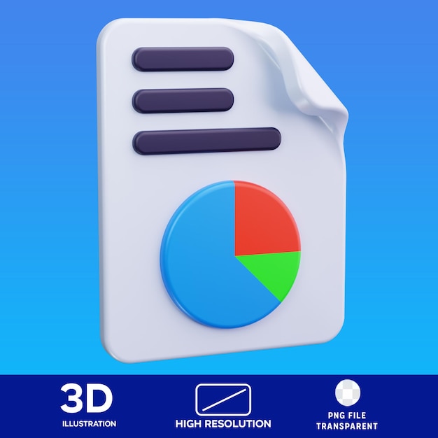 Illustrazione 3D corretta del rapporto PSD