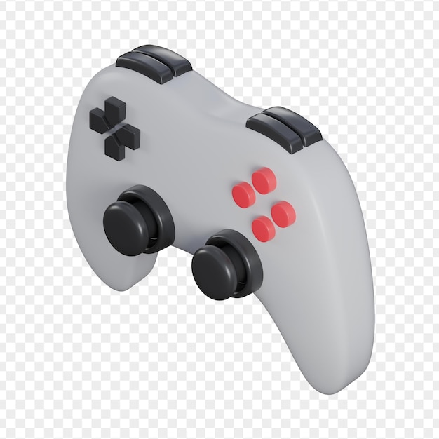 Illustrazione 3D del gamepad