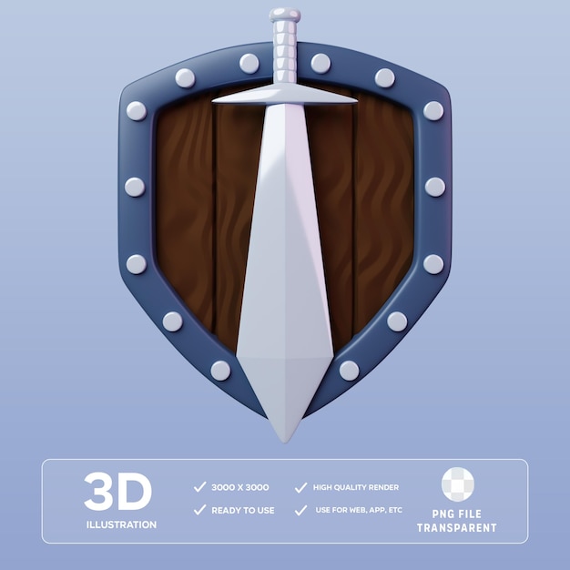 Illustrazione 3D del livello d'argento PSD