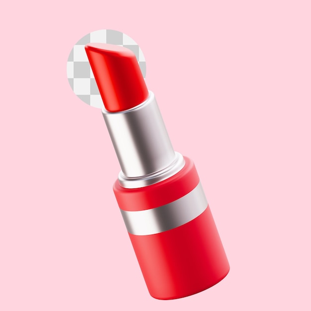 Illustrazione 3D del rossetto