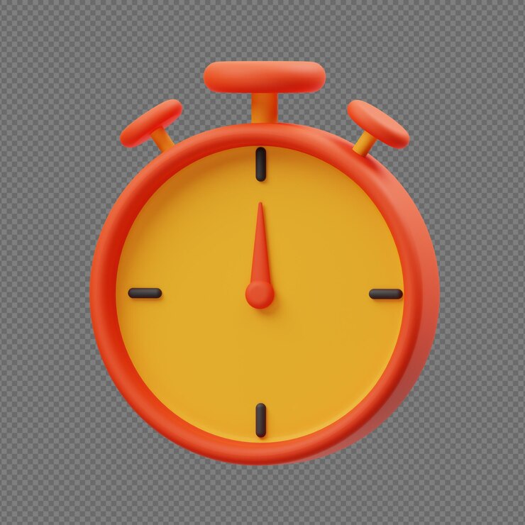 Illustrazione 3D del timer