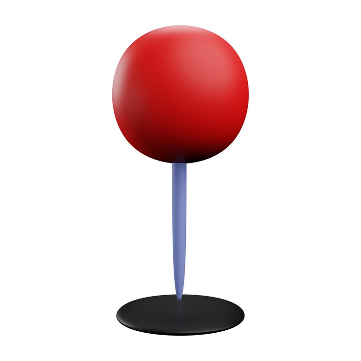 PSD illustrazione 3d dell'icona del pin di localizzazione