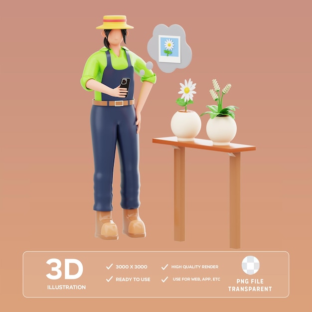 Illustrazione 3D dell'identificazione dell'impianto PSD