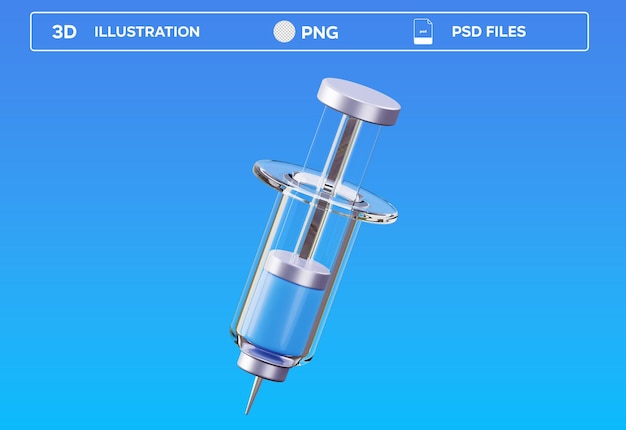 Illustrazione 3D dell'iniezione PSD