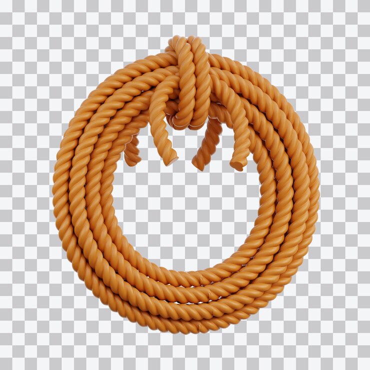 PSD illustrazione 3d della corda