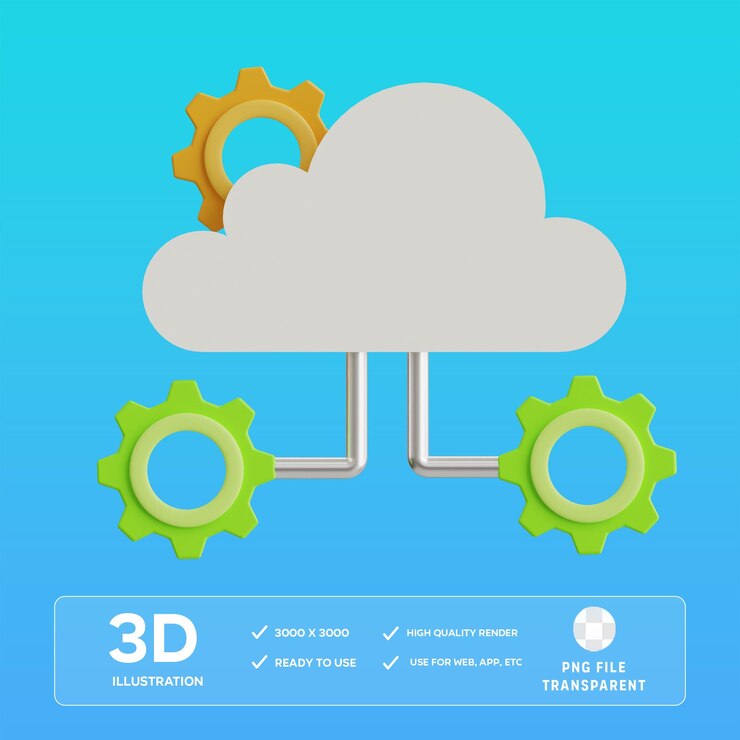 PSD illustrazione 3d della gestione psd