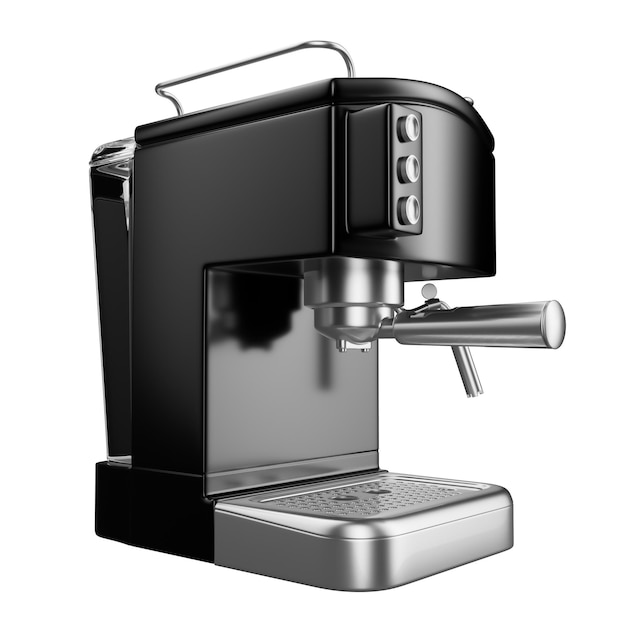 Illustrazione 3d della macchina da caffè